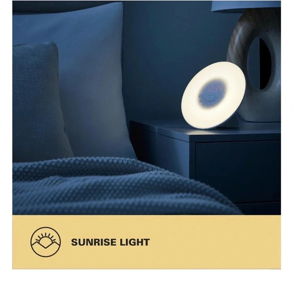 ✨✨ Wake Up Light Digital Alarm Clock with Sunrise and Sunset Simulation - Picture 9 of 15